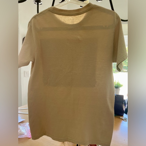 JEAN MICHEL BASQUIAT Red Kings Shirt Men's Small Beige - Picture 2 of 3